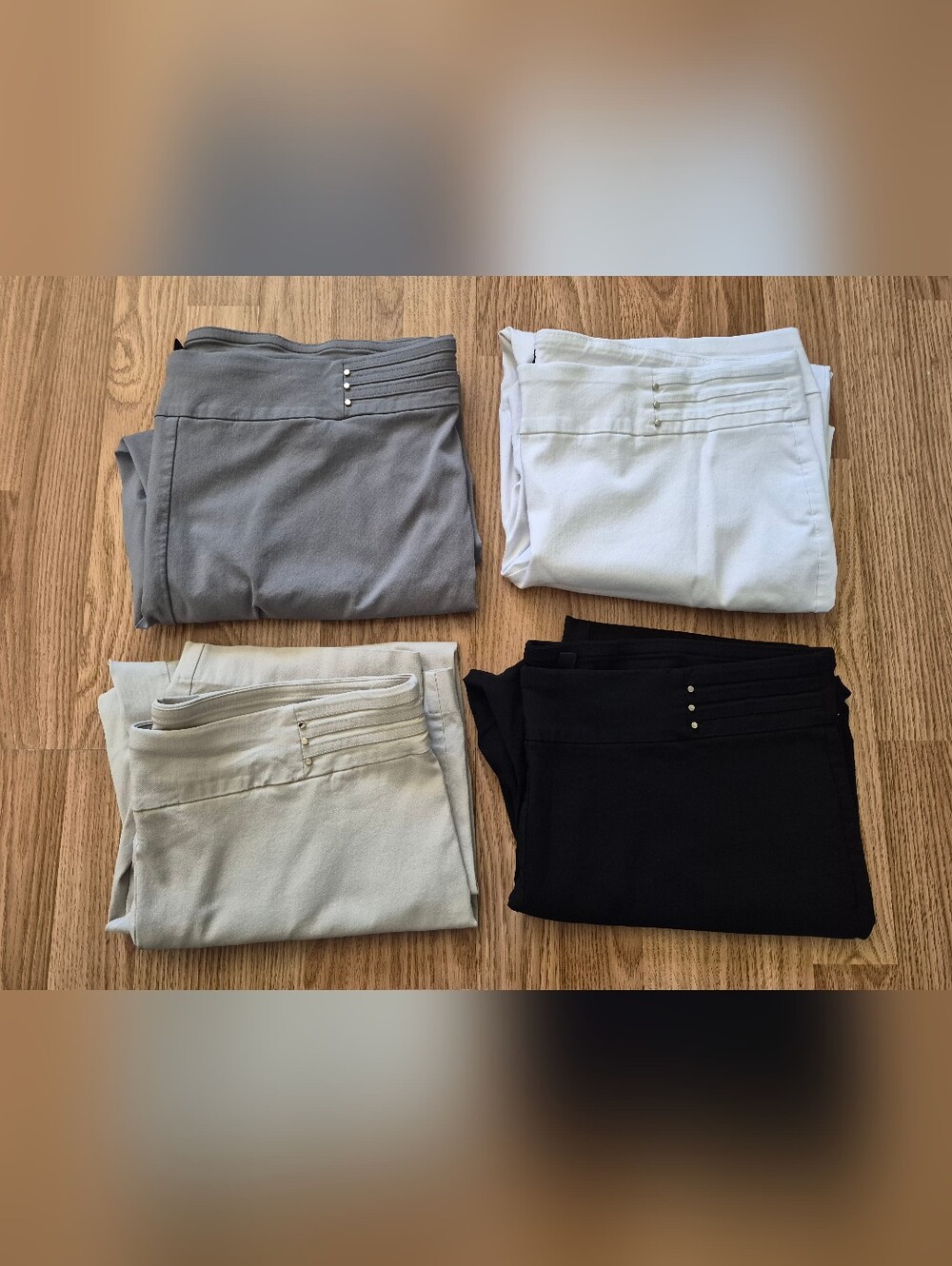 JM Collection Women's Capri Pants Bundle